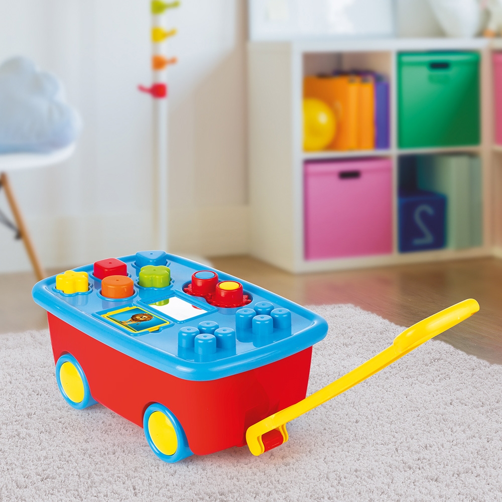 Carucior cu activitati, color, 18x40x26.5 cm - Dolu - imagine 3