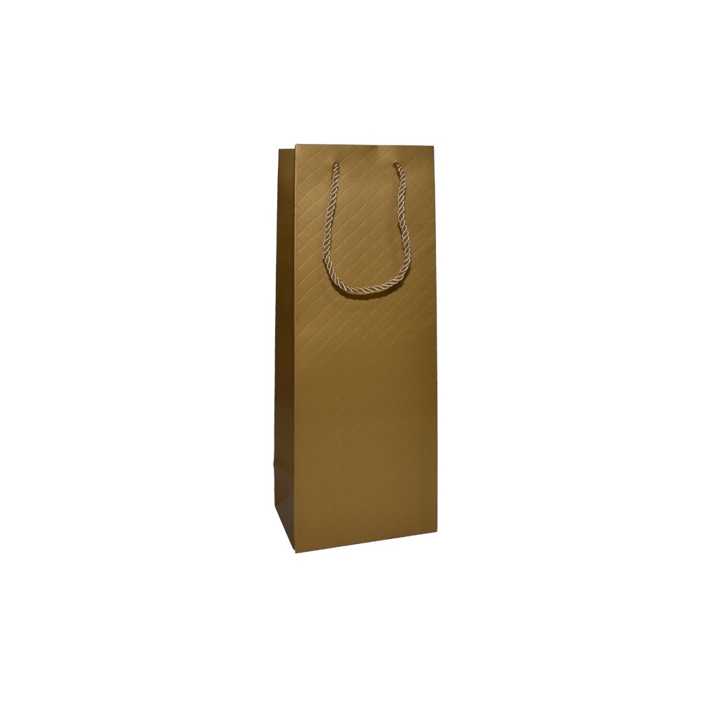 Punga cadou unicolora, premium, pentru sticle 36x12x9,6 cm - imagine 8