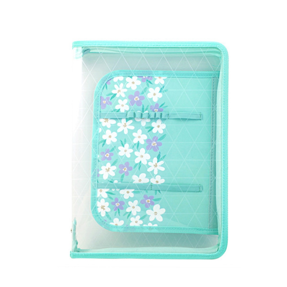 Organizer A4 transparent, cu fermoar - OFFISHOP - imagine 4