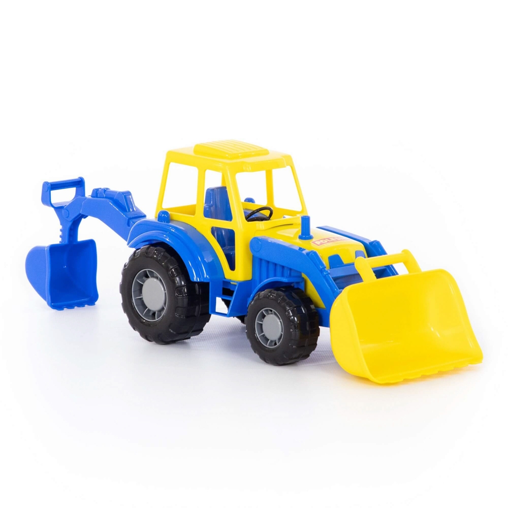 Tractor-excavator - Altay, 37x17x22 cm, Polesie - imagine 16