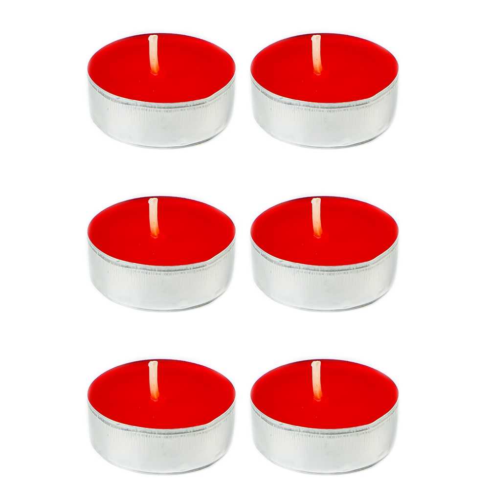 Lumanari pastila, Cirese, 6 buc/set, 2cm diametru pastila - imagine 3