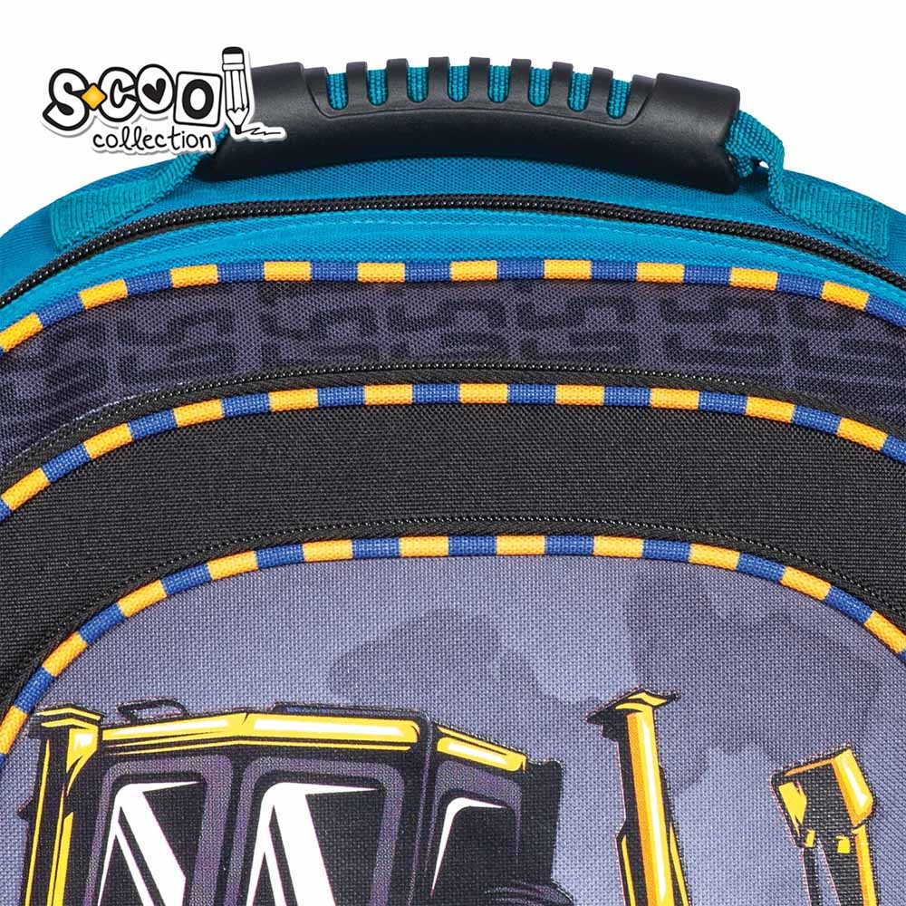 Ghiozdan ergonomic, 40.5x29x13.5 cm, POWER - S-COOL - imagine 12