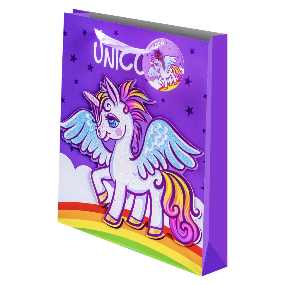 Punga cadou 3D, Unicorn, 26x32x10 cm - imagine 4