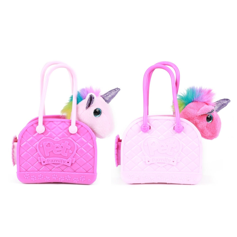 Unicorn din plus, cu gentuta - Toi-Toys - imagine 4