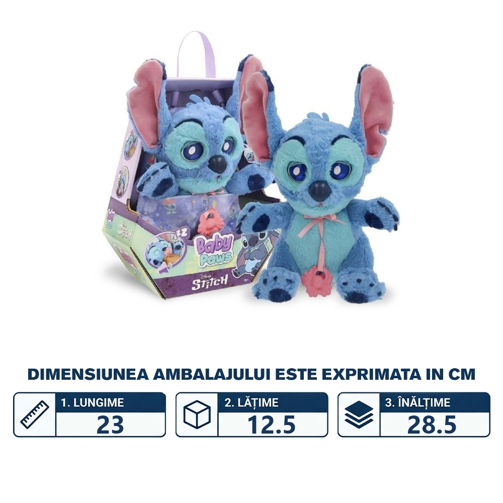 Jucarie interactiva, Stitch baby paws - BLACKFIRE - imagine 2