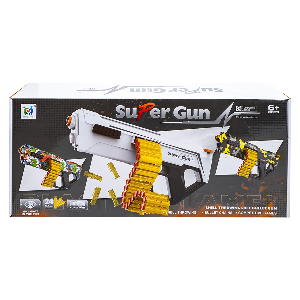 Pistol + gloante, 43.3x7x18 cm - imagine 4