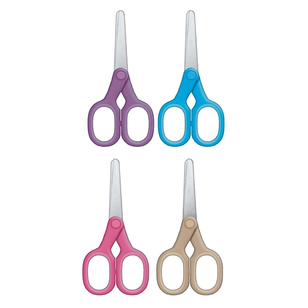 Foarfeca 12 cm, varf rotund, lama gradata, 24 buc/set - S-COOL - imagine 5