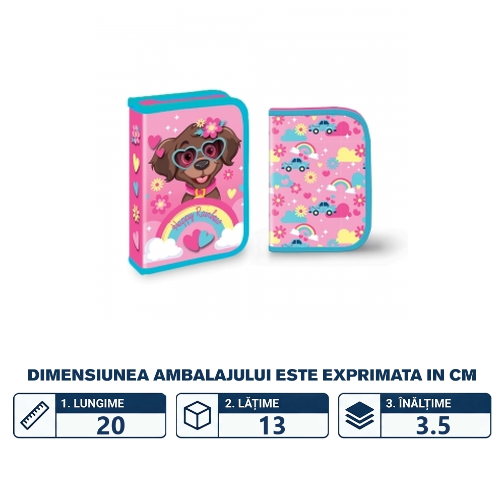 Penar Neechipat, 1 Fermoar, 2 Extensii, Happy Rainbow - S-Cool - imagine 2