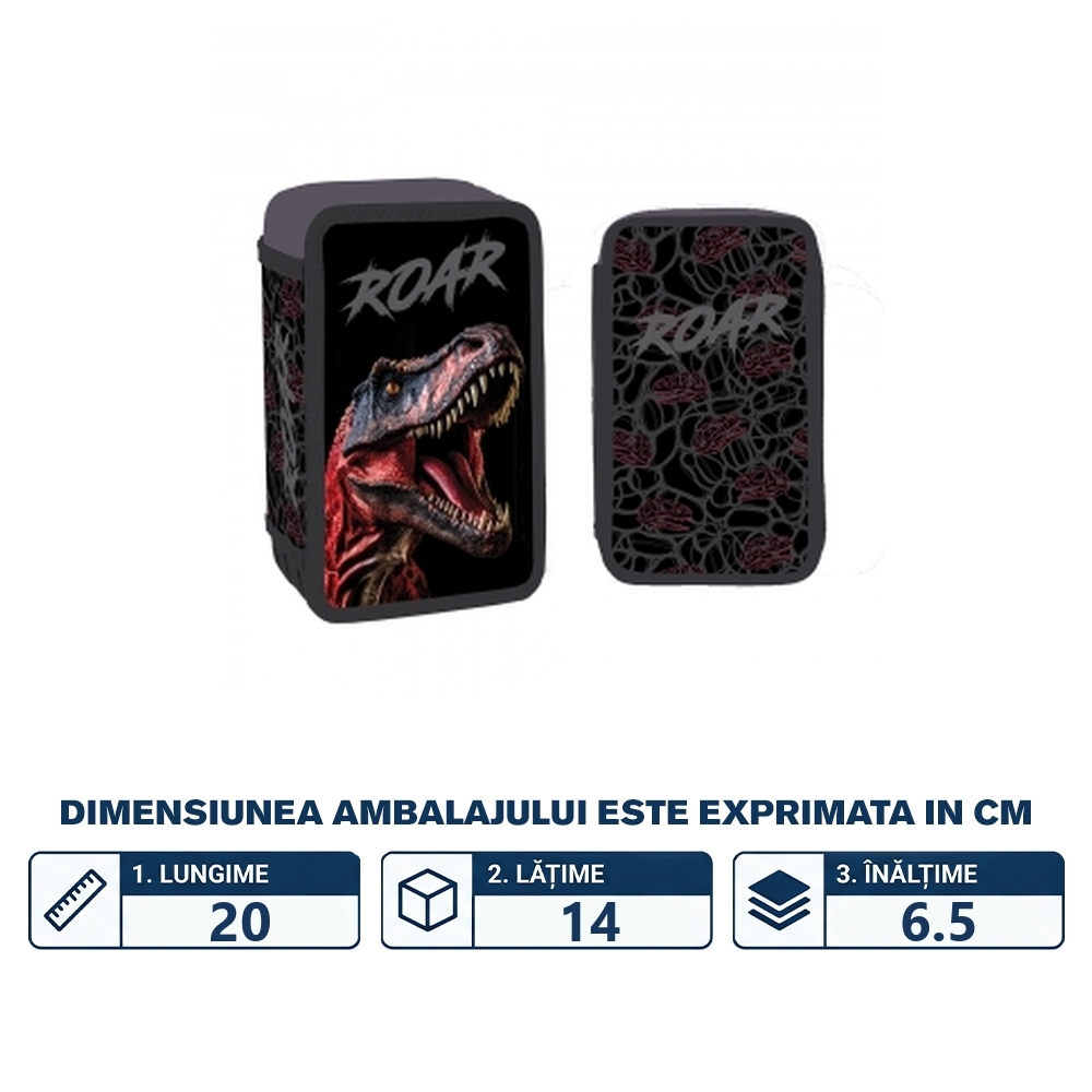 Penar Echipat, 3 Fermoare, 39 Piese, Roar - S-Cool - imagine 2