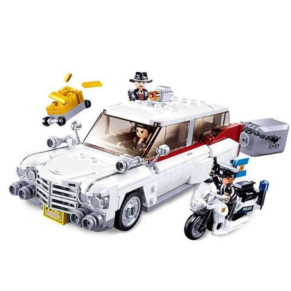 Set de constructie Machete, 411 piese, Jaful - Sluban - imagine 3
