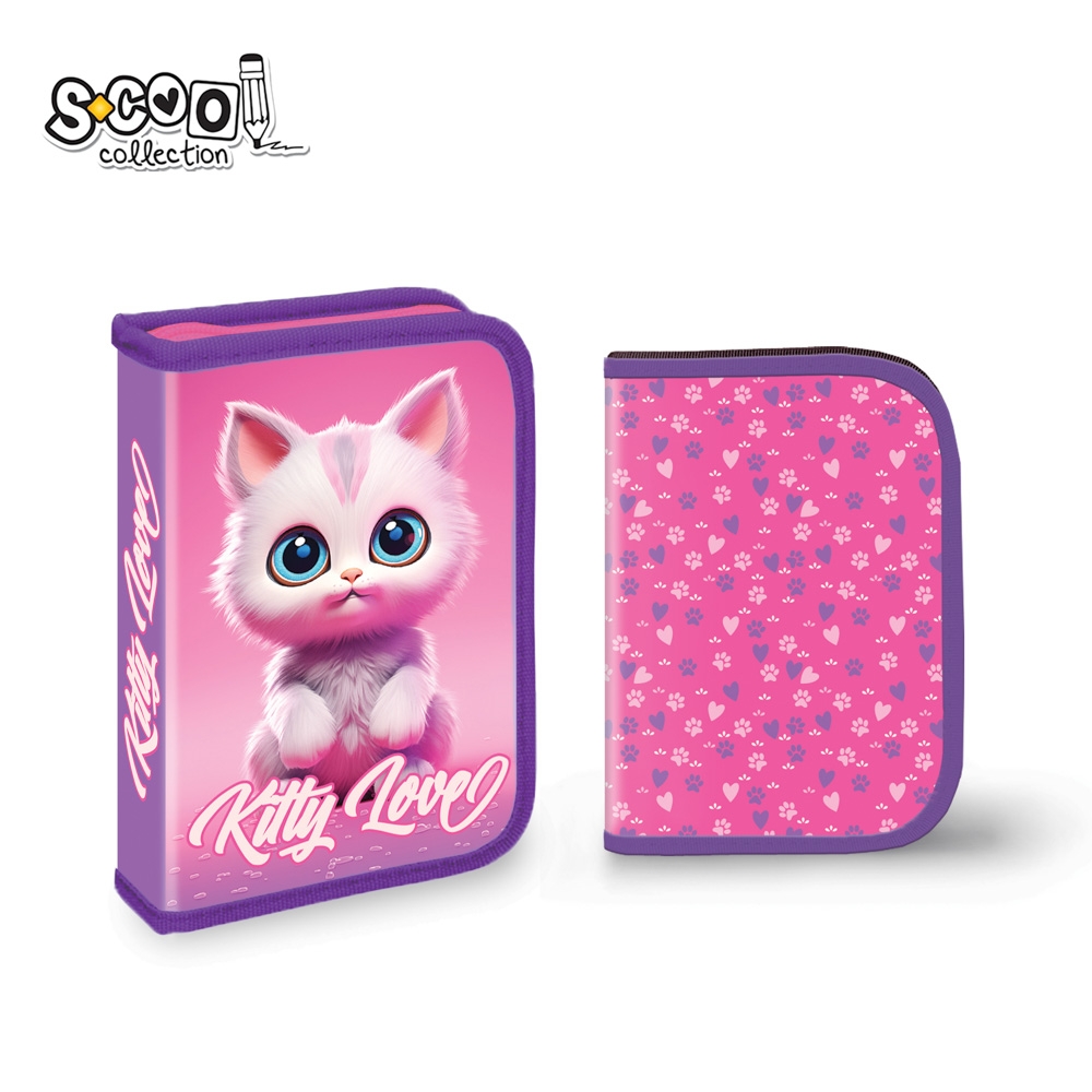 Penar neechipat, 1 fermoar, 2 extensii, KITTY LOVE - S-COOL