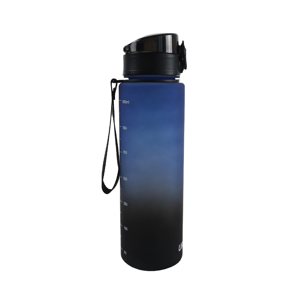 Sticla apa 700 ml, plastic, Blue gradient, 25.10x6.9 cm- S-COOL - imagine 2