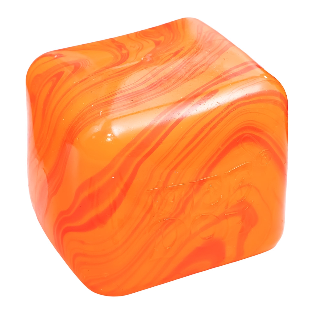Jucarie antistres Squishy Cube, Sugar Marble - imagine 2