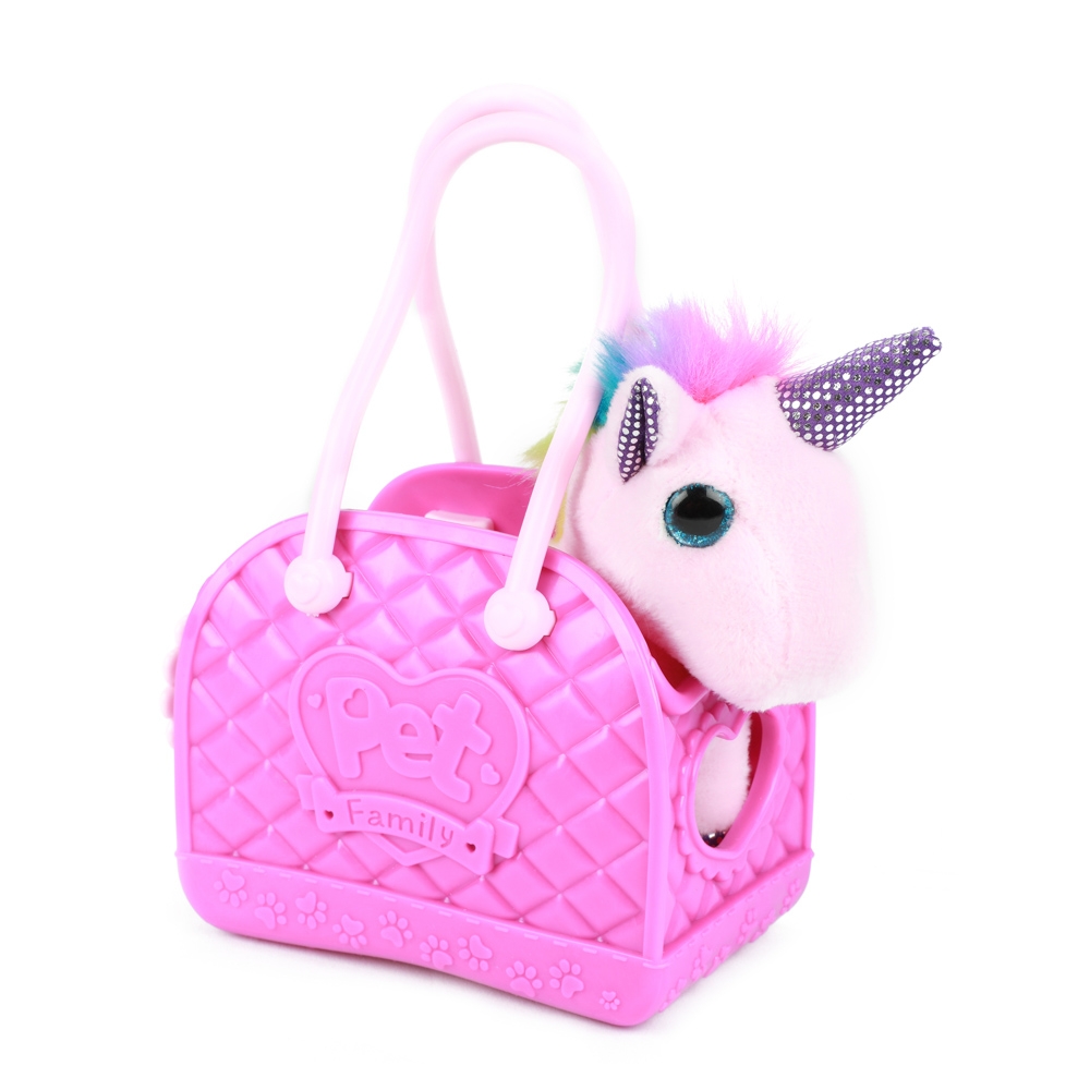 Unicorn din plus, cu gentuta - Toi-Toys - imagine 6
