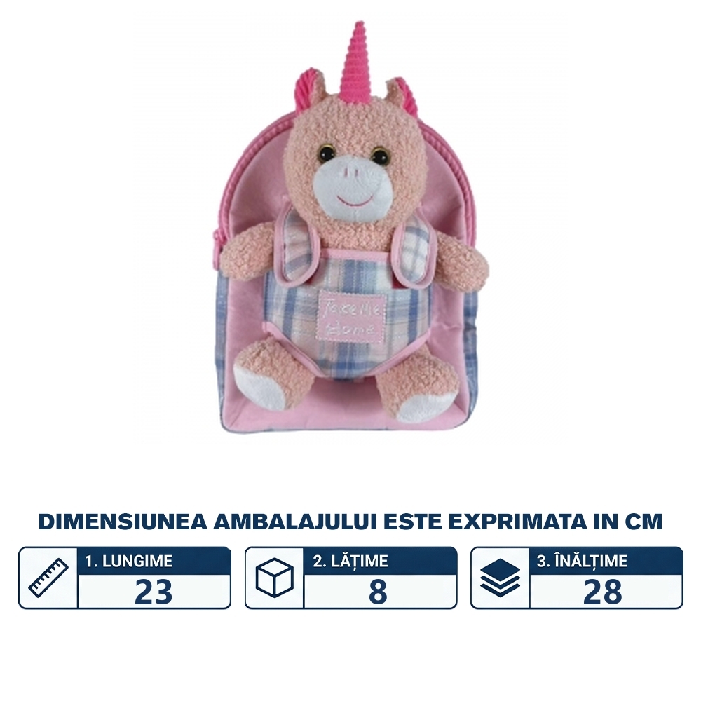 Ghiozdan gradinita Baby Animals, 23x8x28 cm - S-COOL - imagine 2