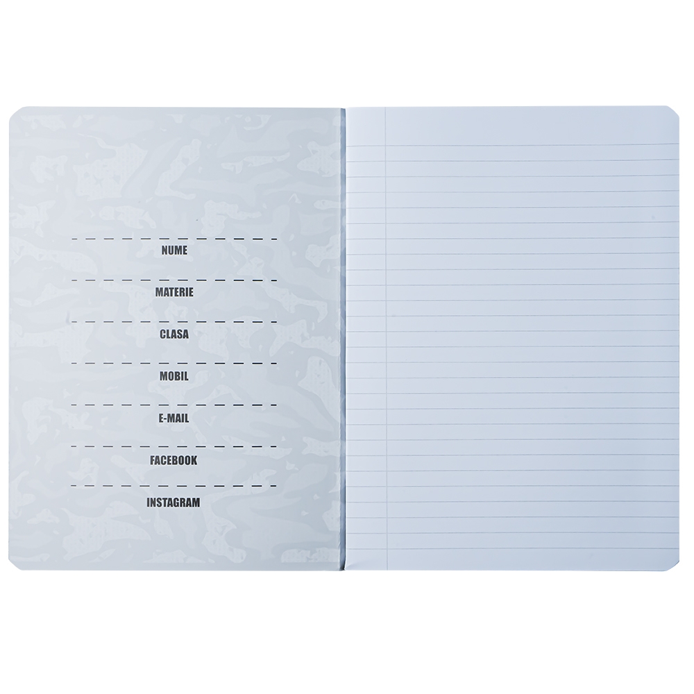 Caiet A5, 52 file DR, Premium, 75g, Boys Collection - S-COOL - imagine 7