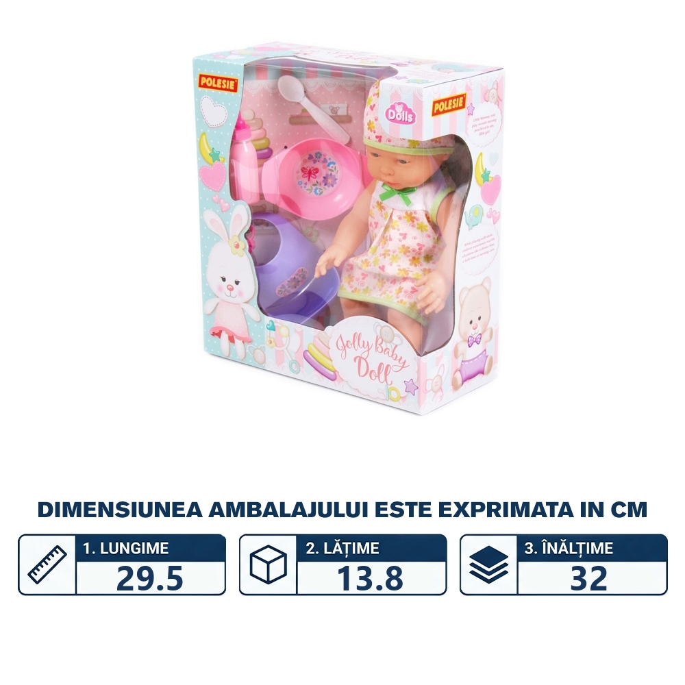 Bebelus cu accesorii, 35 cm, Polesie - imagine 2