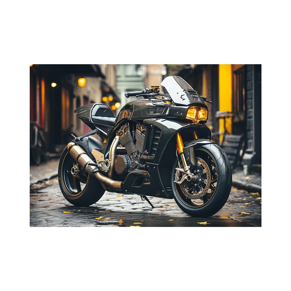 Puzzle 500 piese, Motocicleta - DINO TOYS - imagine 5