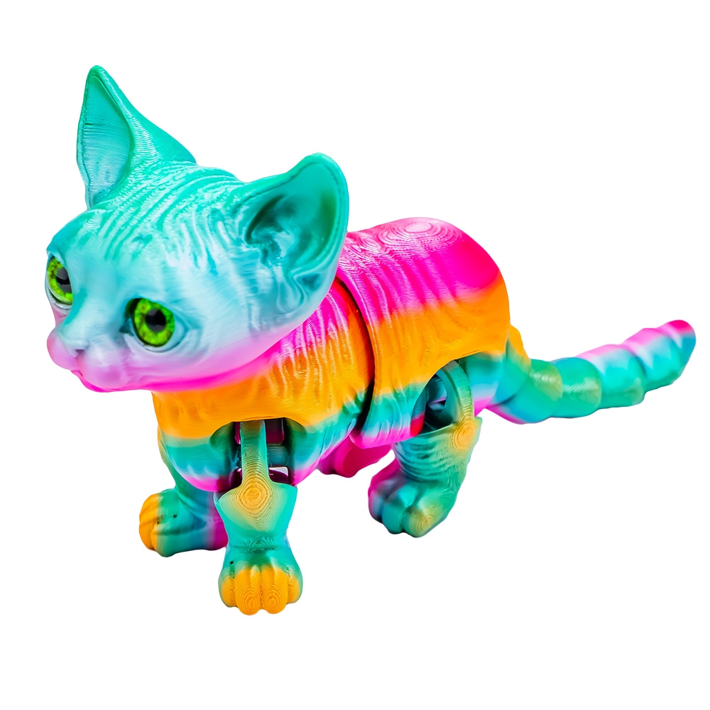 Jucarie Pisica 3D, 20 cm - imagine 6