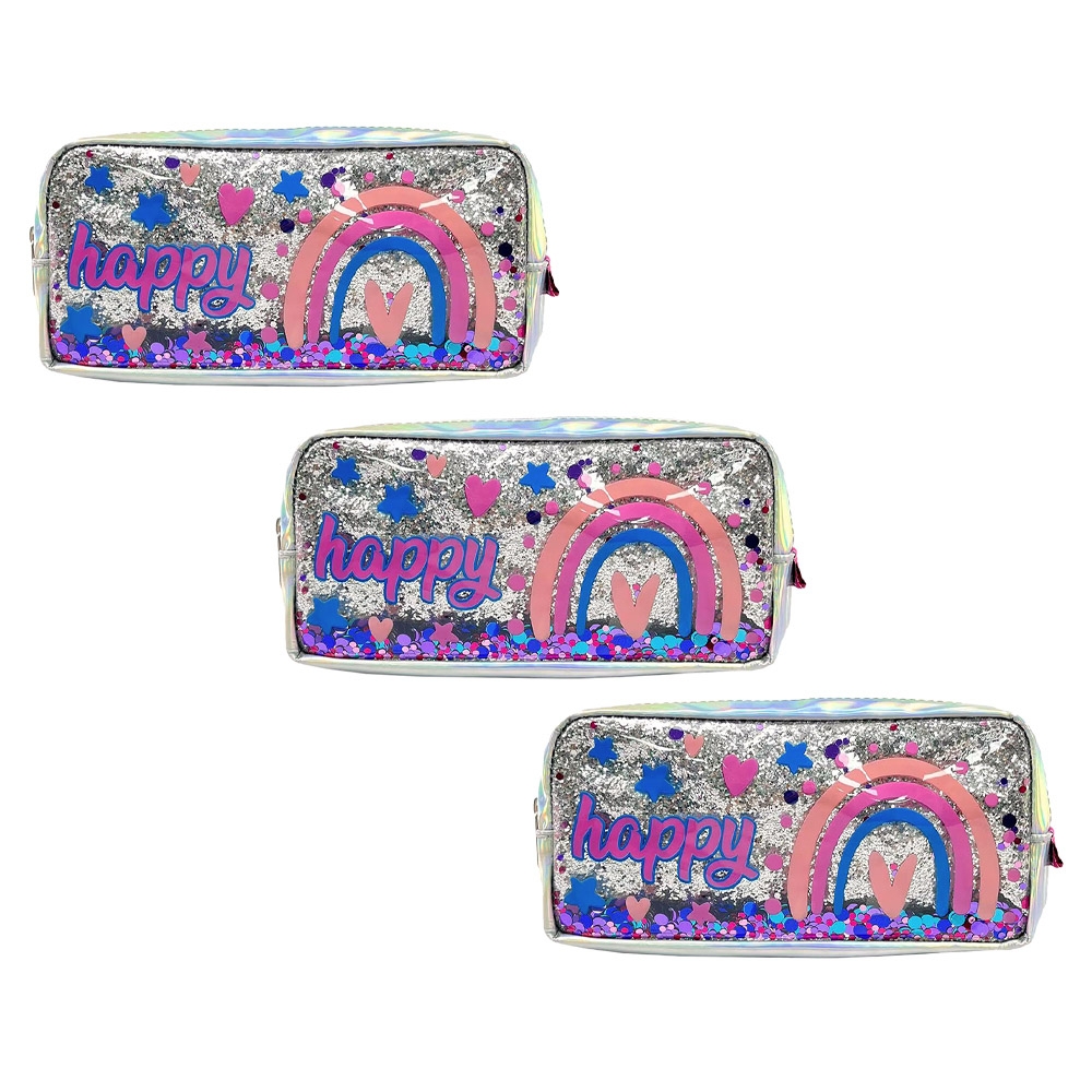 Penar borseta paiete, HAPPINESS, 22x11x5.5 CM - S-COOL - imagine 5