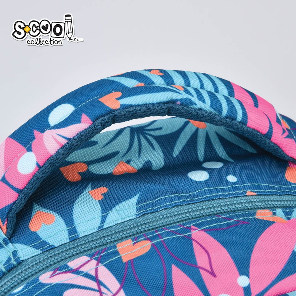 Ghiozdan ergonomic comp. laptop, URBAN PREM., 42x31x16 cm, LEAVES - S-COOL - imagine 9