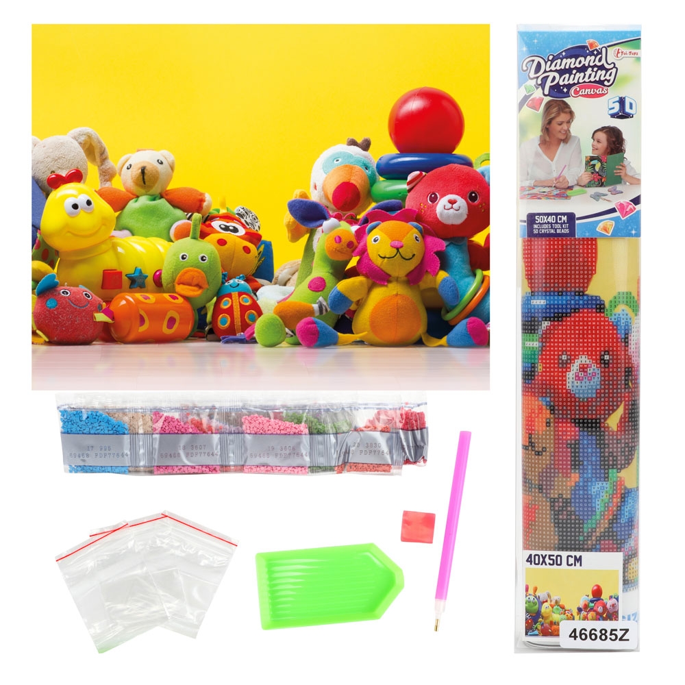 Set creatie cu diamante, 40x50 cm - Toi-Toys - imagine 4