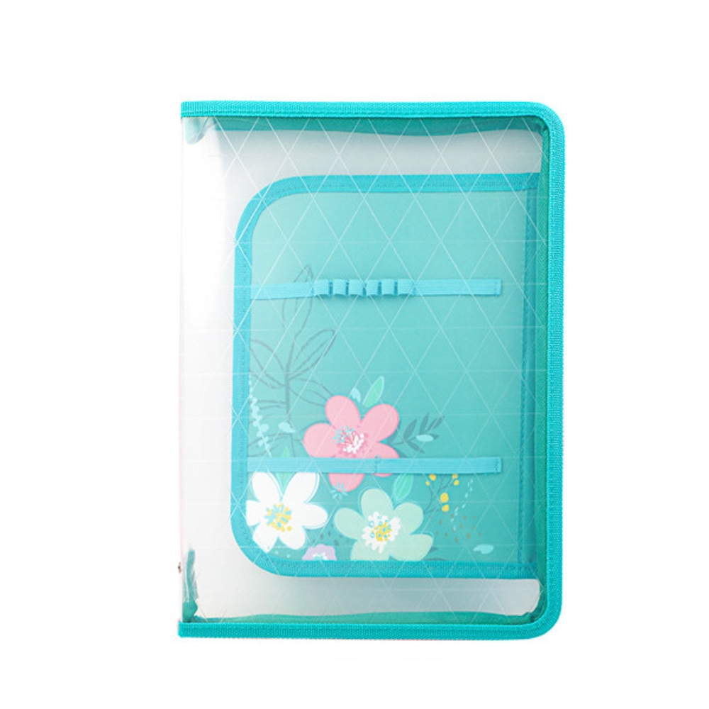 Organizer A4 transparent, cu fermoar - OFFISHOP - imagine 3