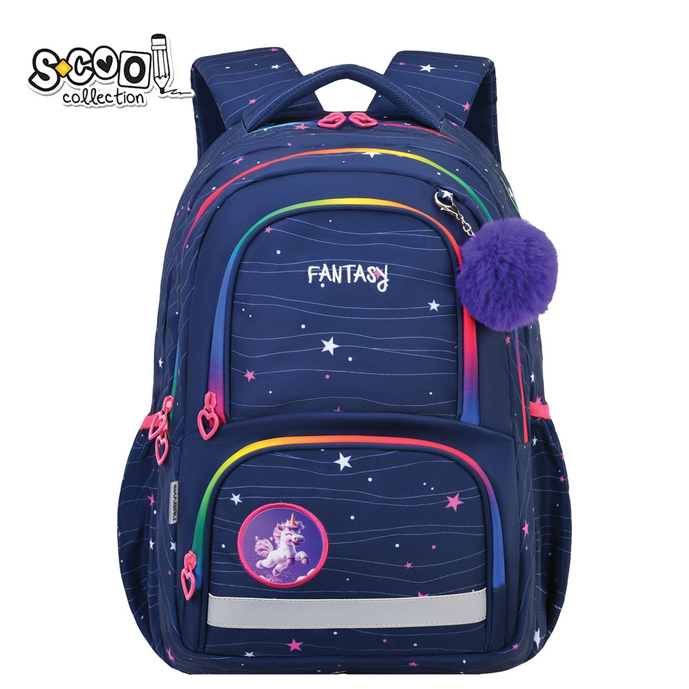 Ghiozdan ergonomic comp. laptop, URBAN PREM., 42x31x16 cm, FANTASY - S-COOL