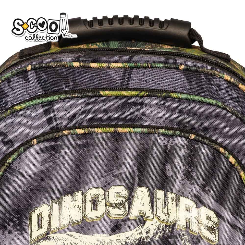 Ghiozdan ergonomic, 40.5x29x13.5 cm, DINO - S-COOL - imagine 12