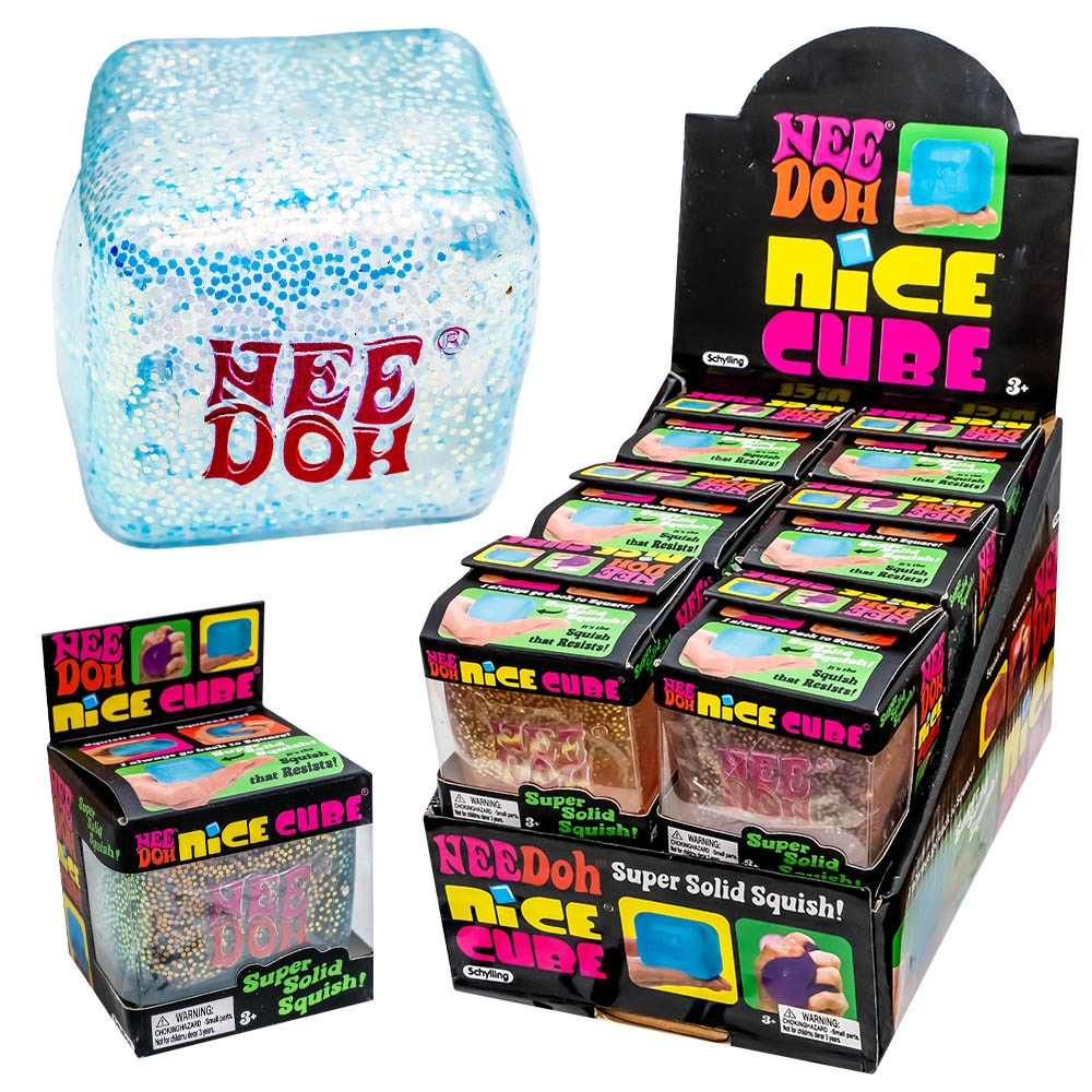 Jucarie antistres Squishy Cube, Sugar Pastel