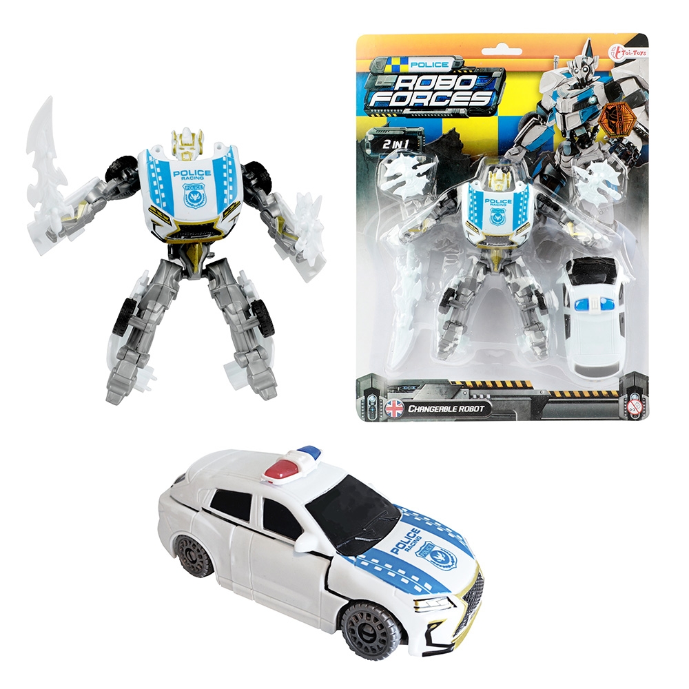 Robot transformabil, Masina de politie - Toi-Toys