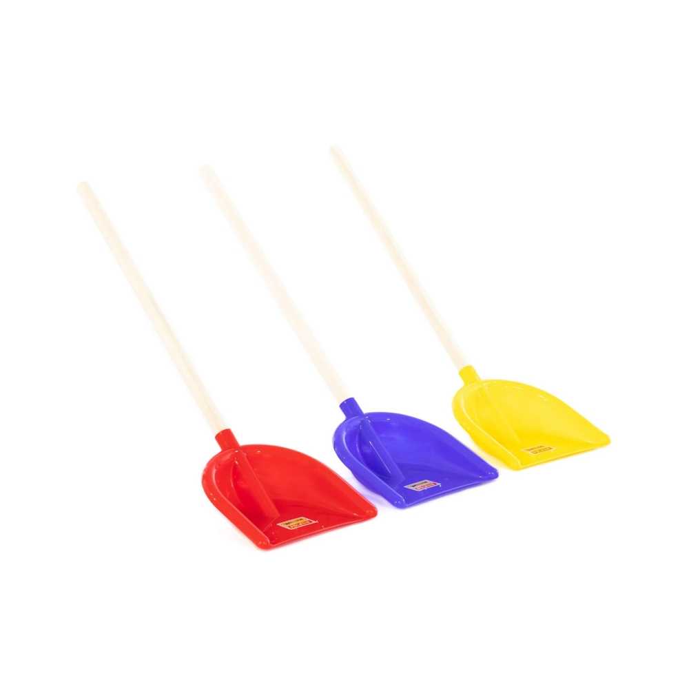 Lopata plastic cu maner din lemn, 61,5x19,5x9cm, Polesie - imagine 3