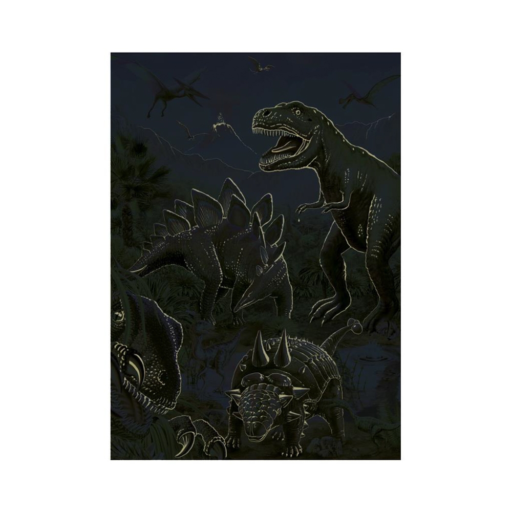Puzzle 100 piese, neon, Dinozauri - DINO TOYS - imagine 6