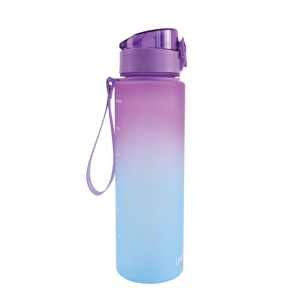 Sticla apa 700 ml, plastic, PURPLE GRADIENT, 25.10x6.9 cm - S-COOL - imagine 2