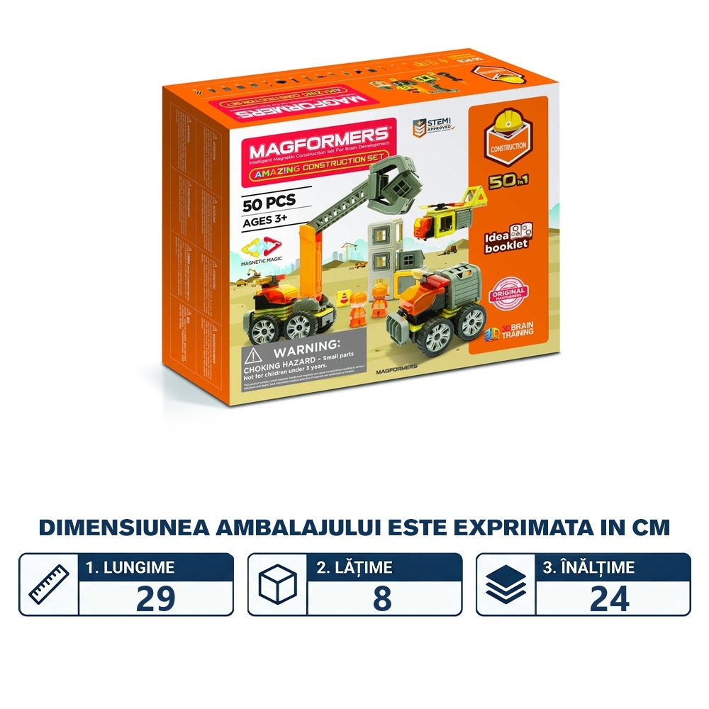 Magformers - Utilaje de constructii - imagine 2