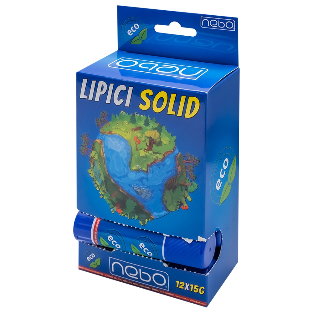 Lipici solid, 15g, 12 buc/set - NEBO - imagine 3