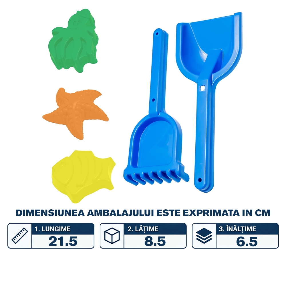 Accesorii nisip, 5 buc/set - ROBENTOYS - imagine 2