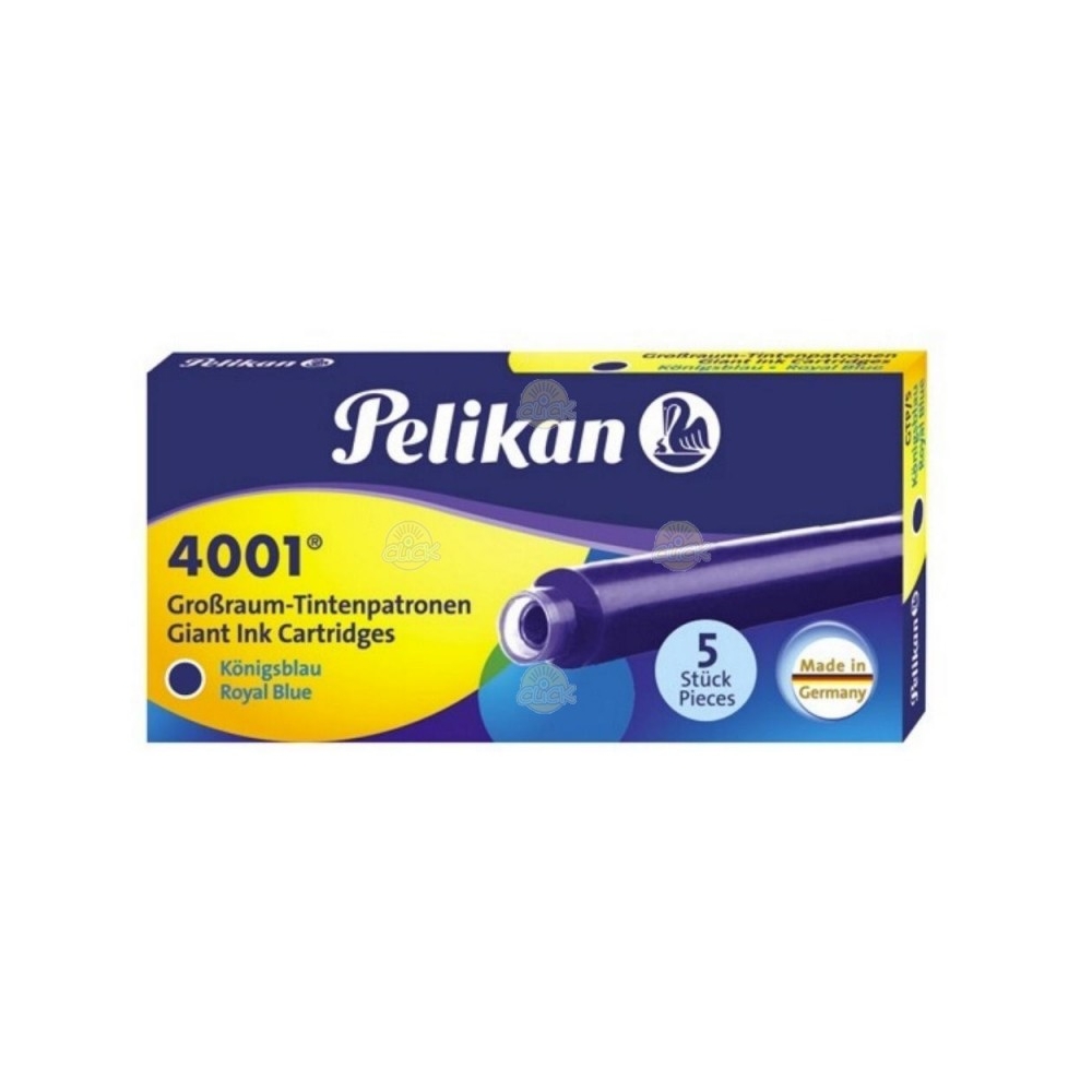 Patroane mari cerneala 4001 albastru royal ,set 5