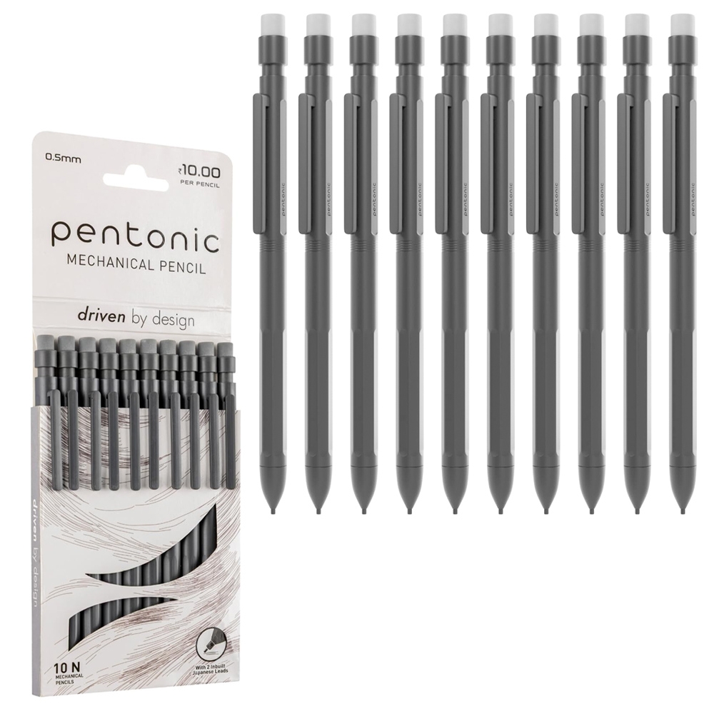 Creion mecanic Pentonic, 0.5 mm, Gri - LINC