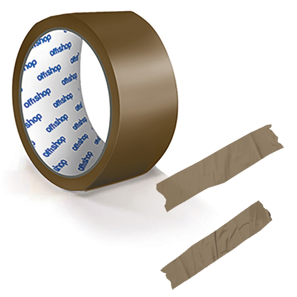 Banda adeziva maro, 50mmx50mx38mic - OFFISHOP - imagine 2