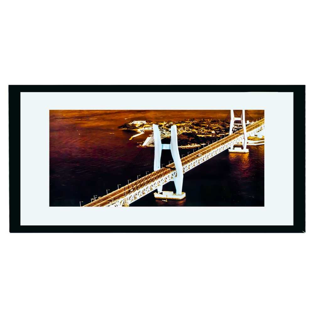 Tablou plastic + sticla, 43x83 cm - imagine 4