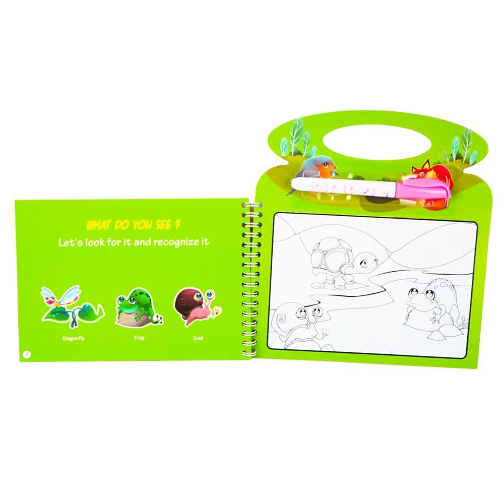 Carte de colorat, Picteaza cu apa - imagine 3