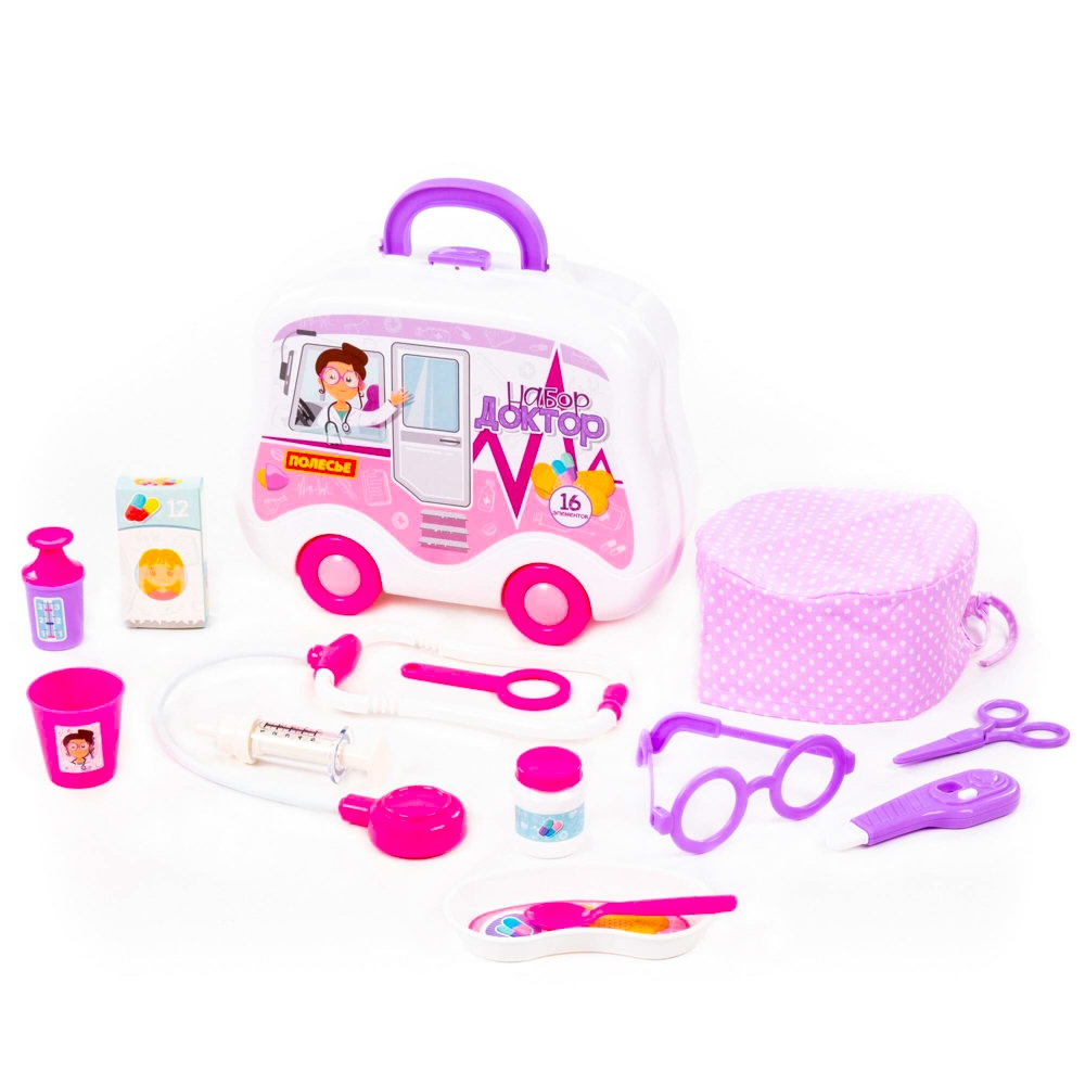 Set doctor in gentuta, 26.6x9.8x21.7 cm, Polesie - imagine 4