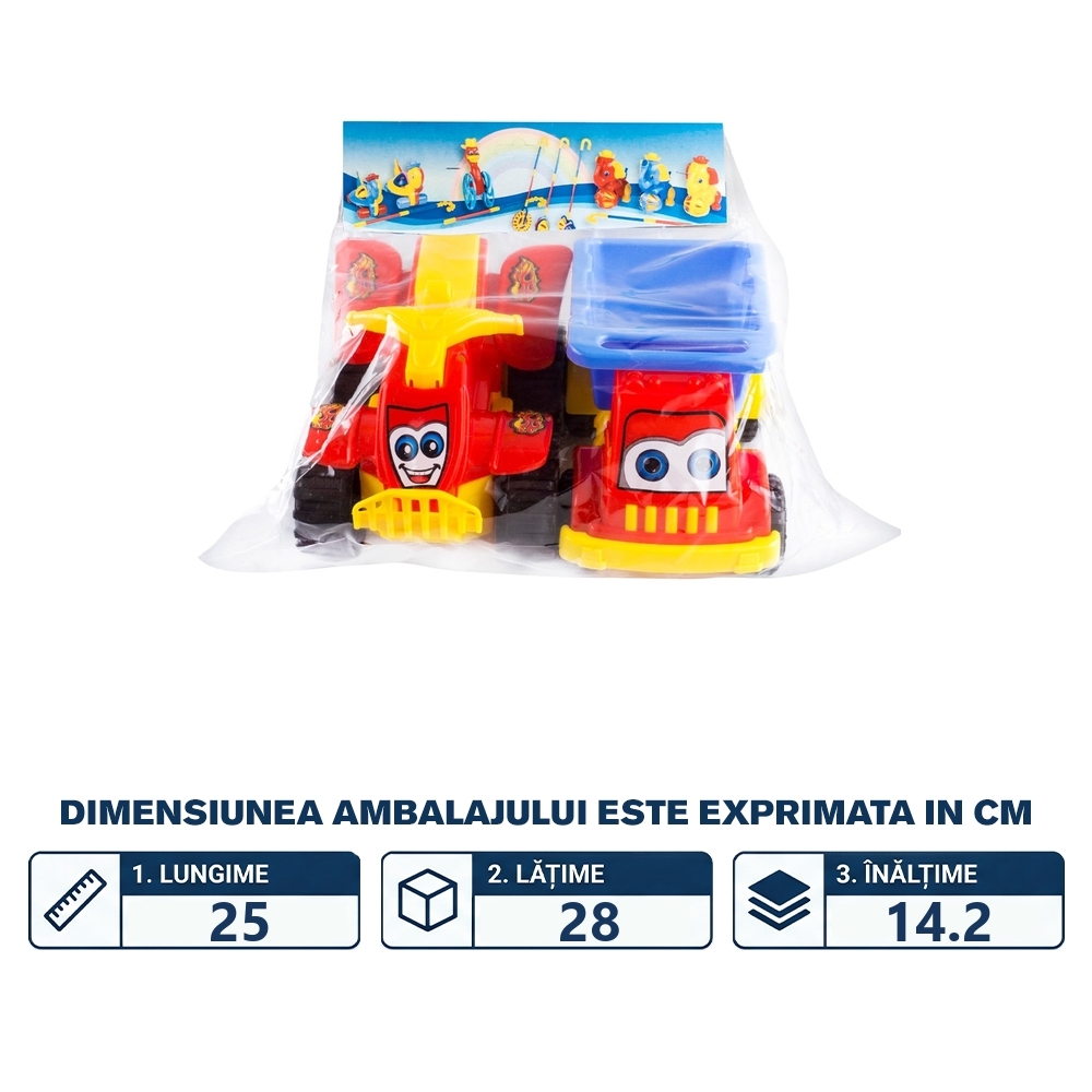 Set Masinute, ATV + Camion - BY TOYS - imagine 2