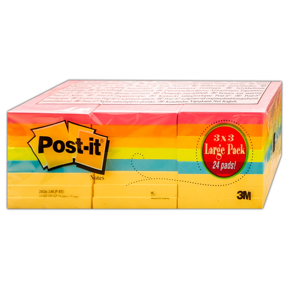 Post-it, 76x76 mm, 100 coli/set - imagine 5