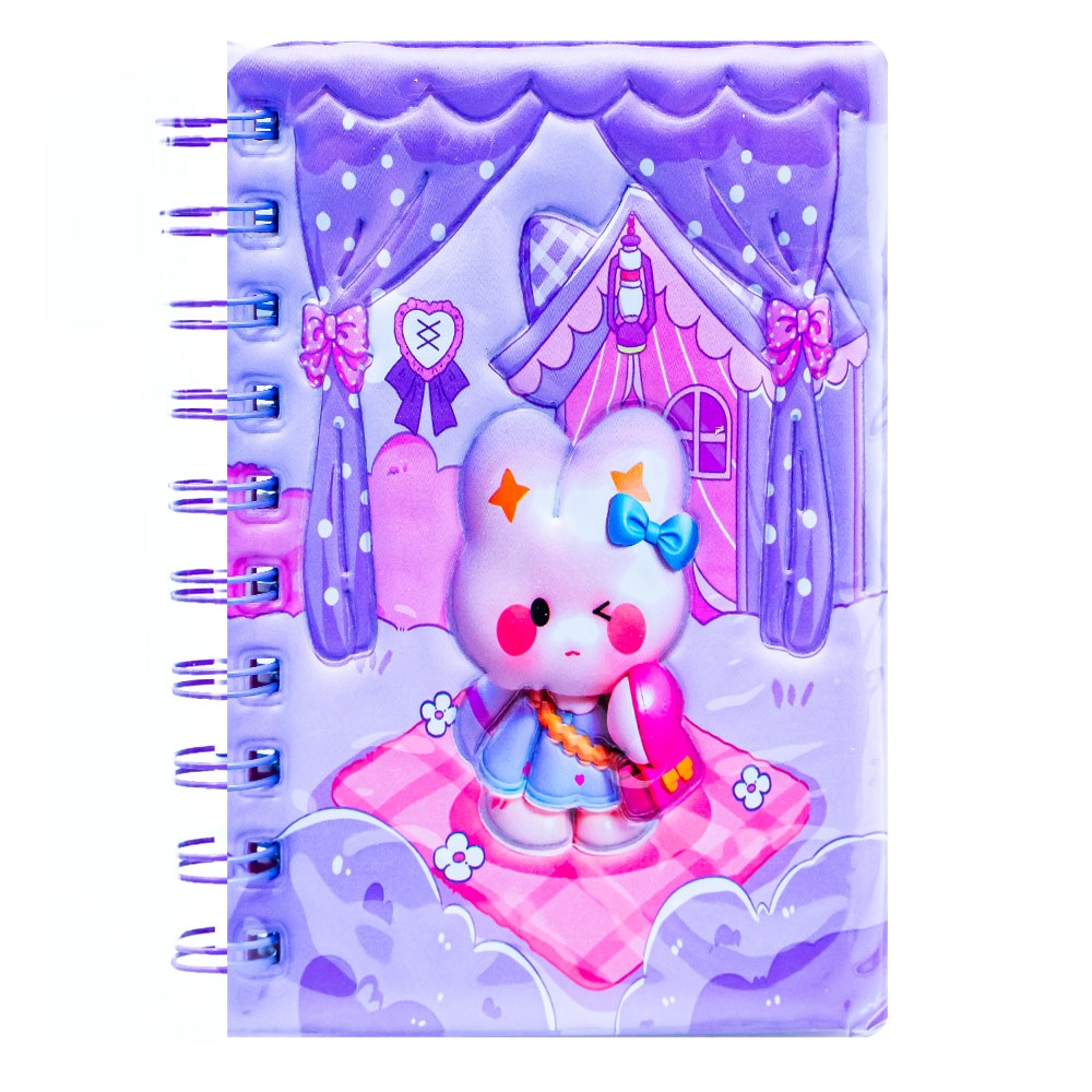 Notes A6, 3D, cu arc - imagine 3