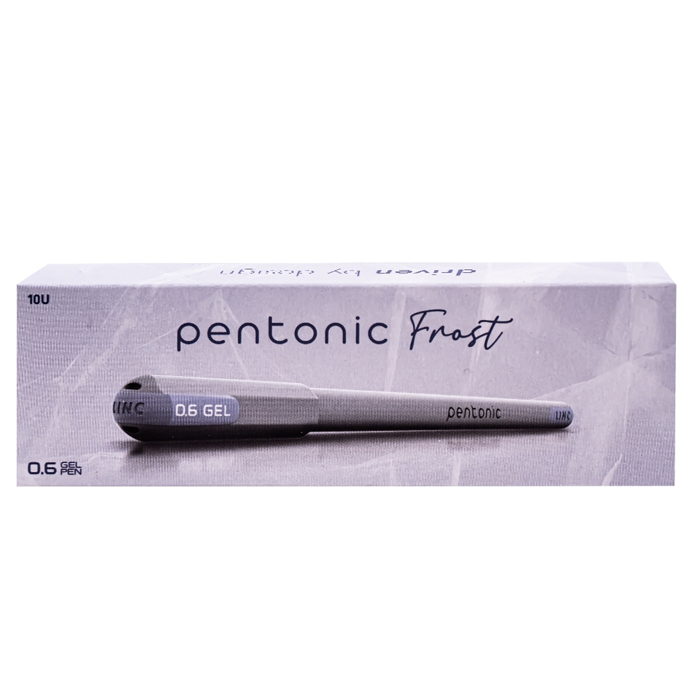 Pix Pentonic Frost, cu gel, mina neagra, 0.7 mm - LINC - imagine 3