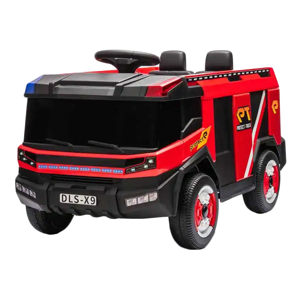 Masina pompieri cu acumulator + RC, 2 motoare, 12V, 4.5A