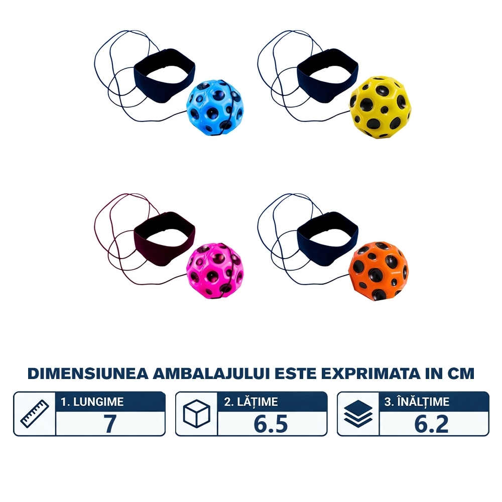 Bungee ball superelastic, 6 cm - imagine 2