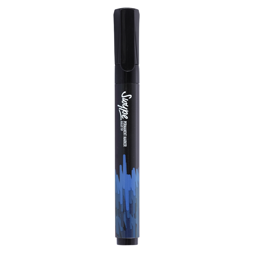 Marker permanent, Swype, albastru - LINC - imagine 4